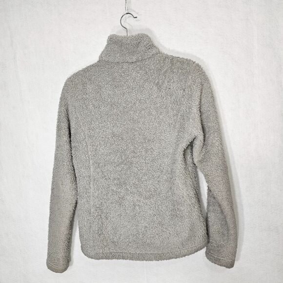 Patagonia Grey Fleece Quarter Zip Pullover Sweatshirt Small - Picture 2 of 7